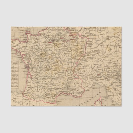 La France 1774 a 1793 Tissuepapier (Voorkant)