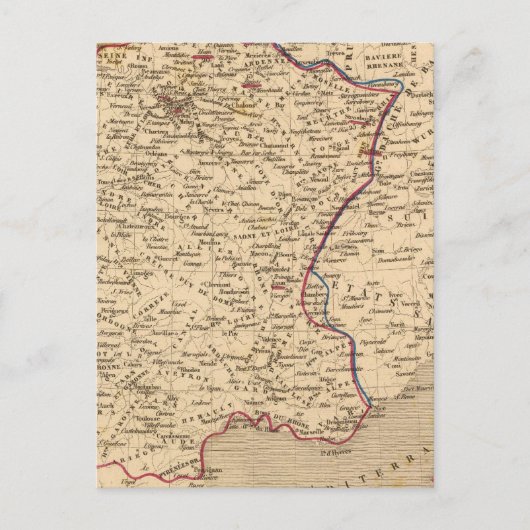 La France 1814 a 1840 Briefkaart (Voorkant)