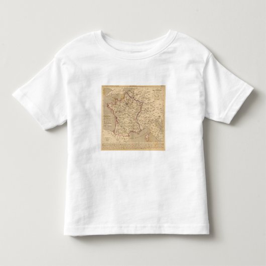 La France 1814 a 1840 Kinder Shirts (Voorkant)