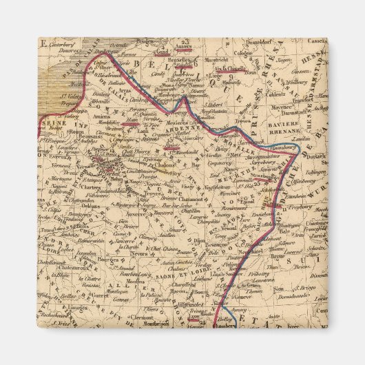 La France 1814 a 1840 Magneet (Voorkant)