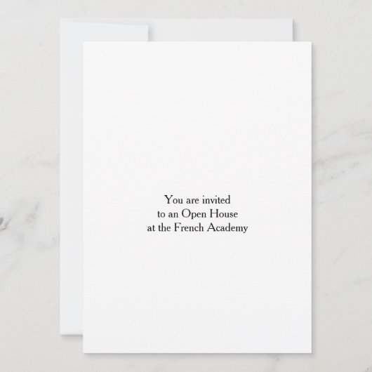 La France est Belle Kaart (Achterkant)