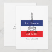 La France est Belle Kaart (Voorkant / Achterkant)