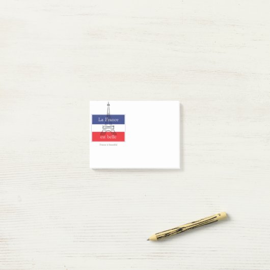 La France est Belle Post-it® Notes (Op bureau)