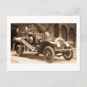 La France Fire Truck 1924 Briefkaart (Voorkant)