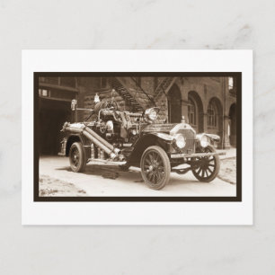 La France Fire Truck 1924 Briefkaart