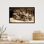 La France Fire Truck 1924 -  Poster (Keuken)