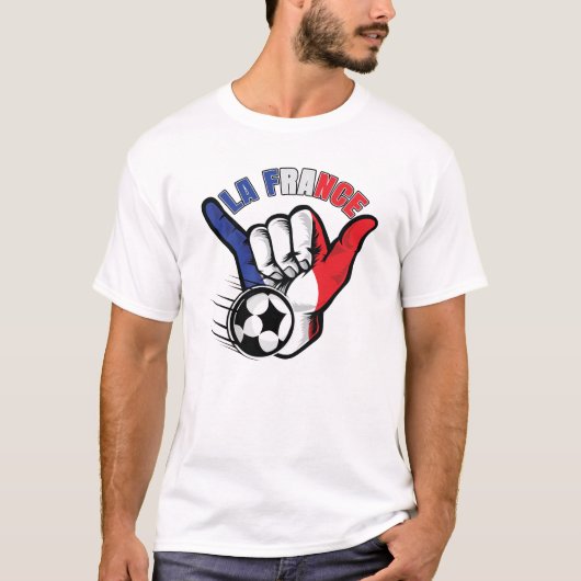 La France Voetbal T-shirt (Voorkant)