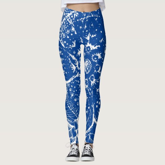 La fuente blu leggings (Voorkant)