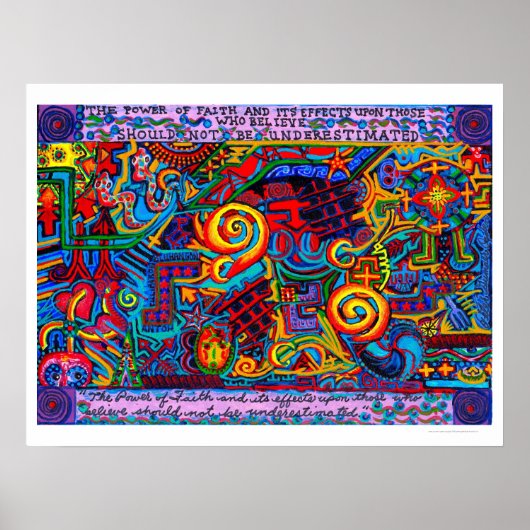 La Fuerza de la Fe The Power of Faith Inspiration Poster (Voorkant)