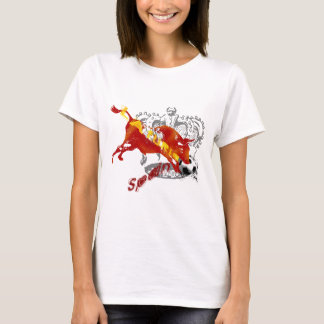 La Furia España Toro Artwork giften en t - shirts