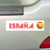 La Furia Roja - Football Spanje Bumpersticker (Op auto)