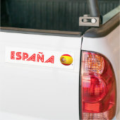 La Furia Roja - Football Spanje Bumpersticker (Op Truck)