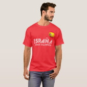 La Furia Roja - Football Spanje T-shirt (Voorkant volledig)