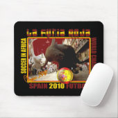 La Furia Roja Spain Bull Soccer Futbol Muismat (Met muis)