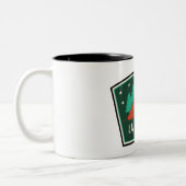 La Garita Wilderness Colorado Camping Tweekleurige Koffiemok (Links)