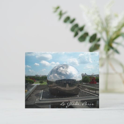 La Gèode, Parijs Briefkaart (Staand voorkant)