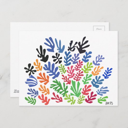 La Gerbe door Matisse Briefkaart (Voorkant / Achterkant)