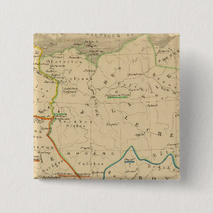 La Germanie 511 a 741 Vierkante Button 5,1 Cm