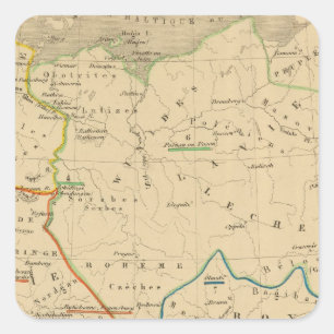 La Germanie 511 a 741 Vierkante Sticker