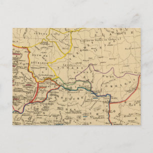 La Germanie a la fin du 5e siecle Briefkaart