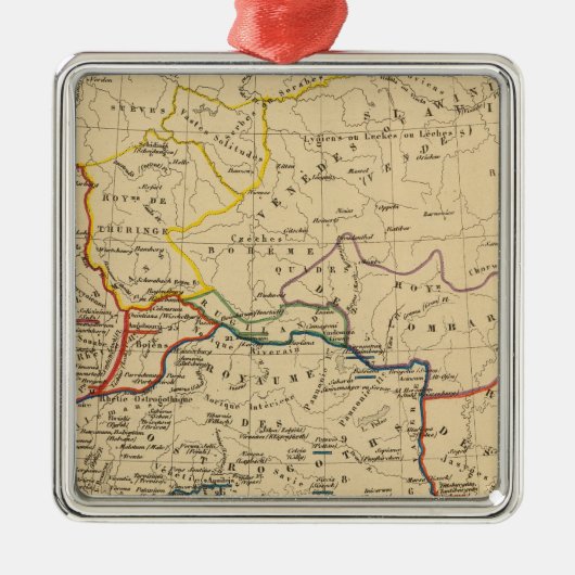 La Germanie a la fin du 5e siecle Metalen Ornament (Voorkant)