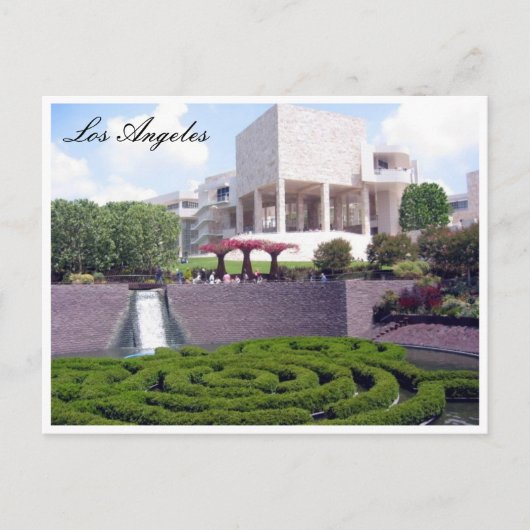 la getty museum briefkaart (Voorkant)