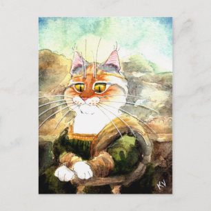 La Giagatto (Mona Heather) Briefkaart