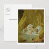 La Gimblette, Girl with a Dog, c.1770 (olie op ca. Briefkaart (Voorkant / Achterkant)