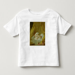 La Gimblette, Girl with a Dog, c.1770 (olie op ca. Kinder Shirts