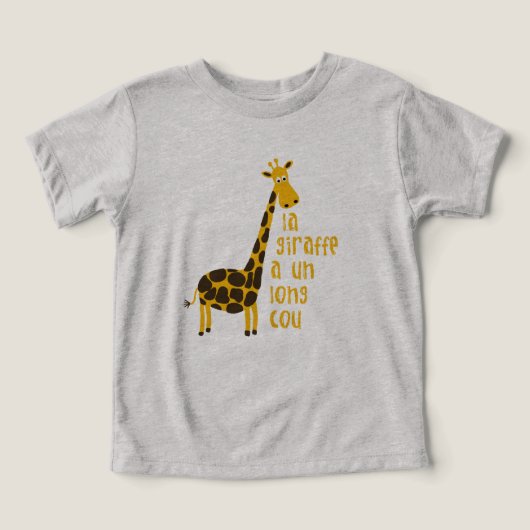 la giraffe a un long cou baby (Design voorkant)