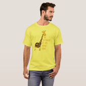 La giraffe a un long cou t-shirt (Voorkant volledig)