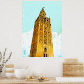 La Giralda de Sevilla - Don Quixote Background Poster (Keuken)