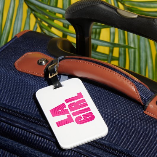 LA Girl Bagage Label (Voorkant Insitu 1)