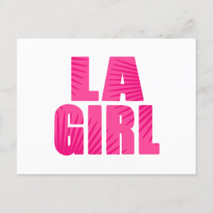 LA Girl Briefkaart
