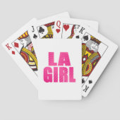 LA Girl Pokerkaarten (Achterkant)