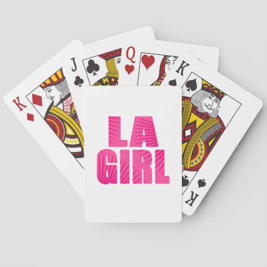 LA Girl Pokerkaarten (Achterkant)