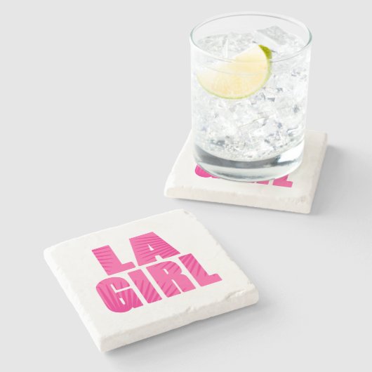 LA Girl Stenen Onderzetter (Zijkant)