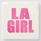 LA Girl Stenen Onderzetter (Voorkant)