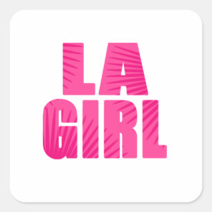 LA Girl Vierkante Sticker