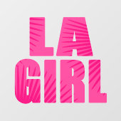 LA Girl Window Cling Raamsticker (Vel)