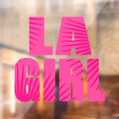 LA Girl Window Cling Raamsticker (Vel 2)