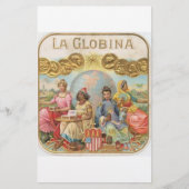 La Globina Cigar Label Briefpapier (Voorkant)
