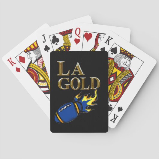 LA GOLD POKERKAARTEN (Achterkant)