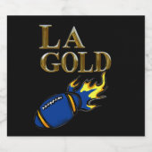 LA GOLD SPARKLING WIJNETIKET (Enkel label)