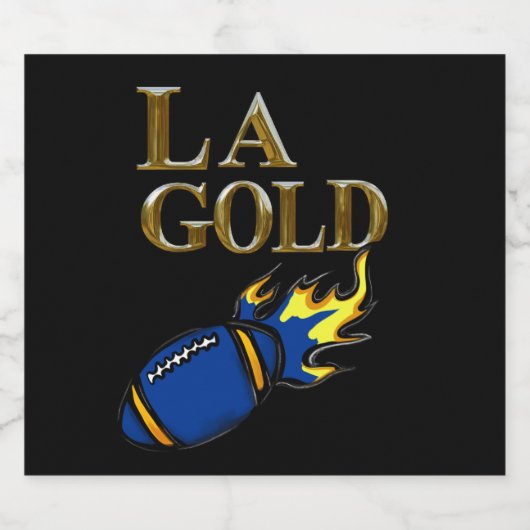 LA GOLD SPARKLING WIJNETIKET (Enkel label)