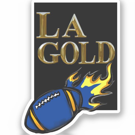LA GOLD STICKER (Voorkant)
