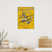 La Golondrina Swallow Fantasia - muziek Poster (Keuken)