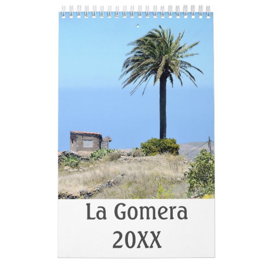 La Gomera, Canarische eilanden, kalender voor twaa (Hoes)