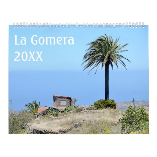 La Gomera, Canarische eilanden, kalender voor twaa (Hoes)