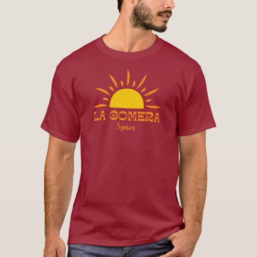 LA GOMERA Spanje, Zon T-shirt (Voorkant)